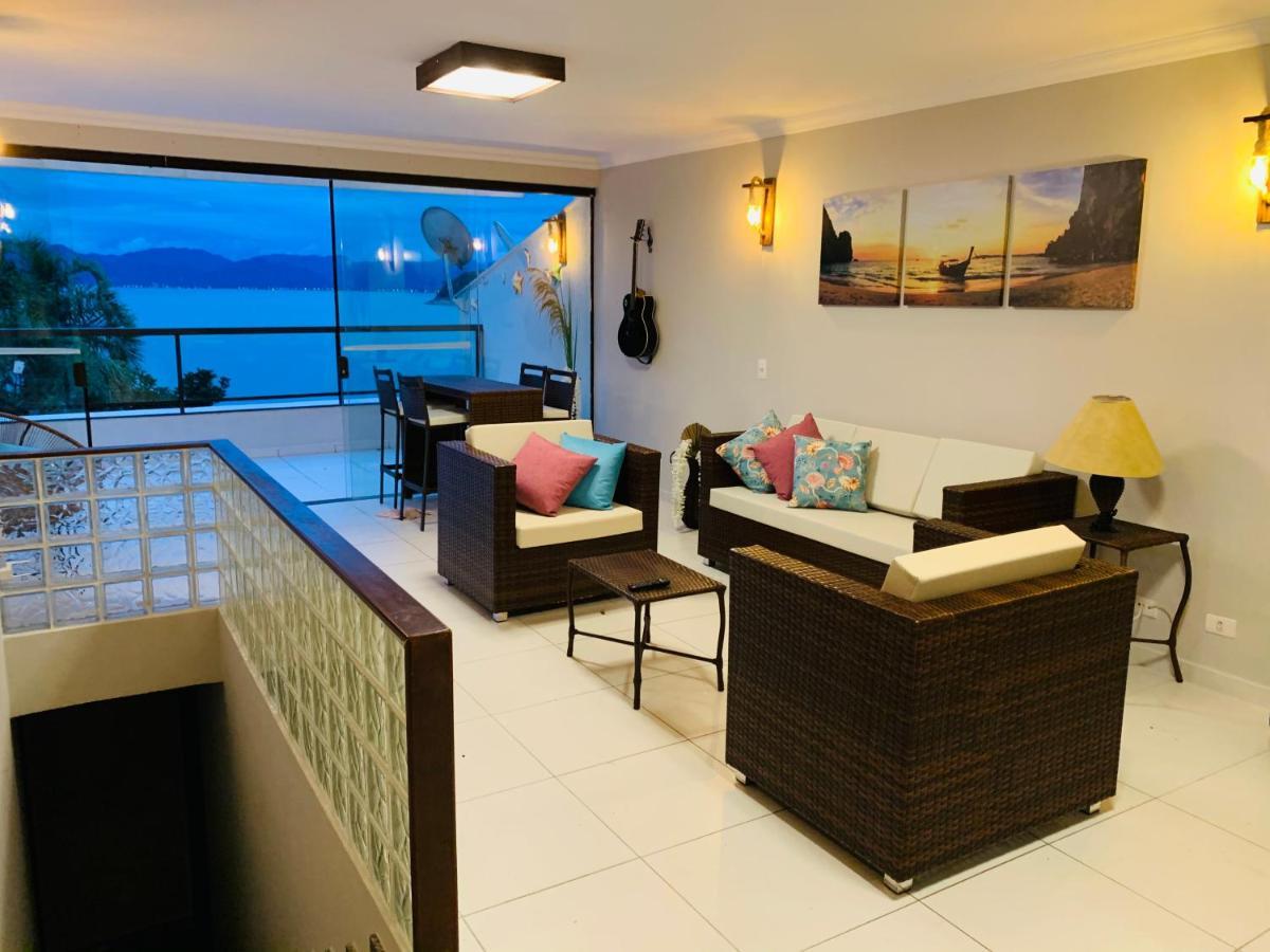 Lindo Duplex Pe Na Areia Com Praia Privativa Карагуататуба Экстерьер фото
